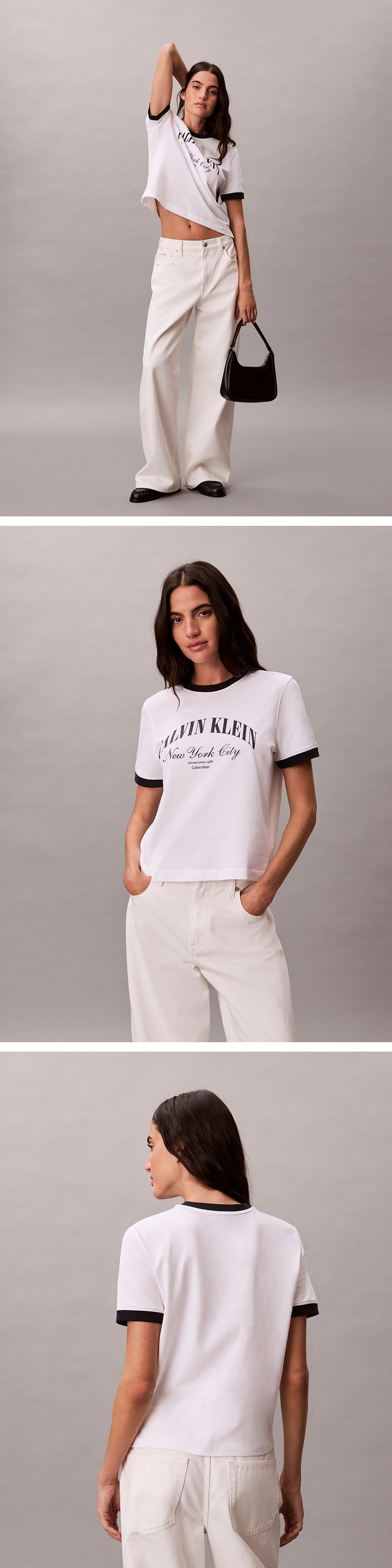 LOGO RINGER T-SHIRT WHITE