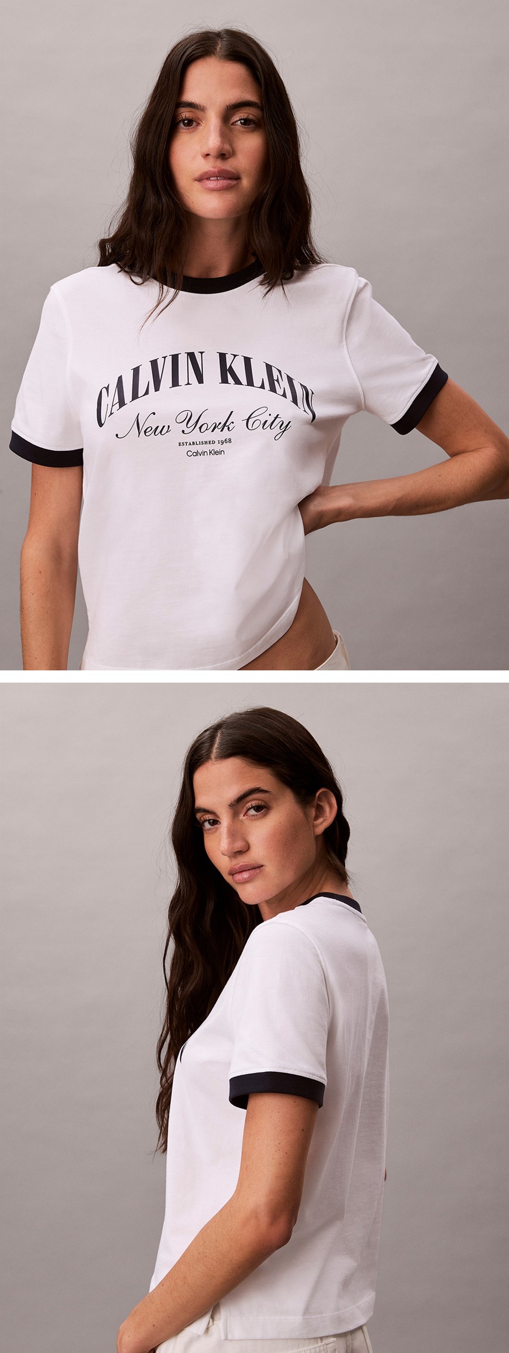 LOGO RINGER T-SHIRT WHITE