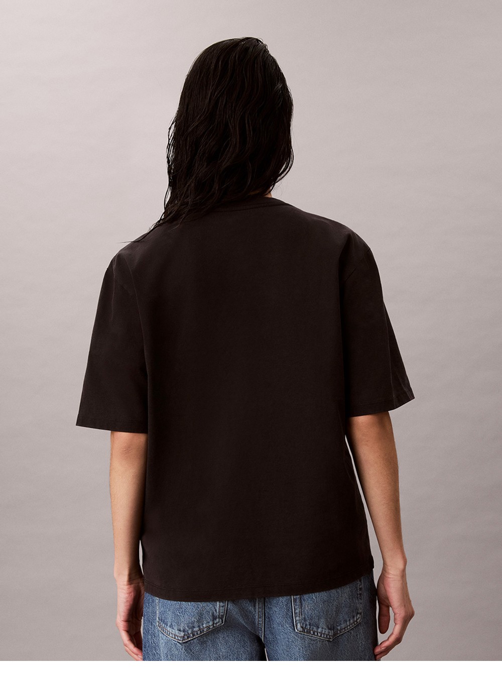 LOGO GRAPHIC RELAXED FIT T-SHIRT BLACK